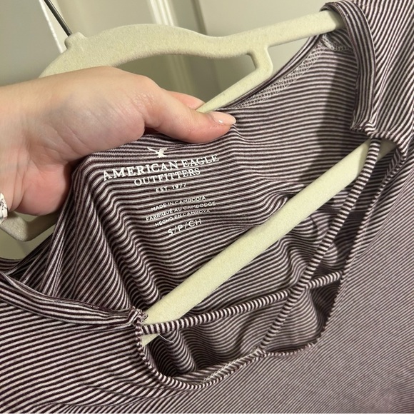 American Eagle Striped Ombré Tee - Picture 3 of 3